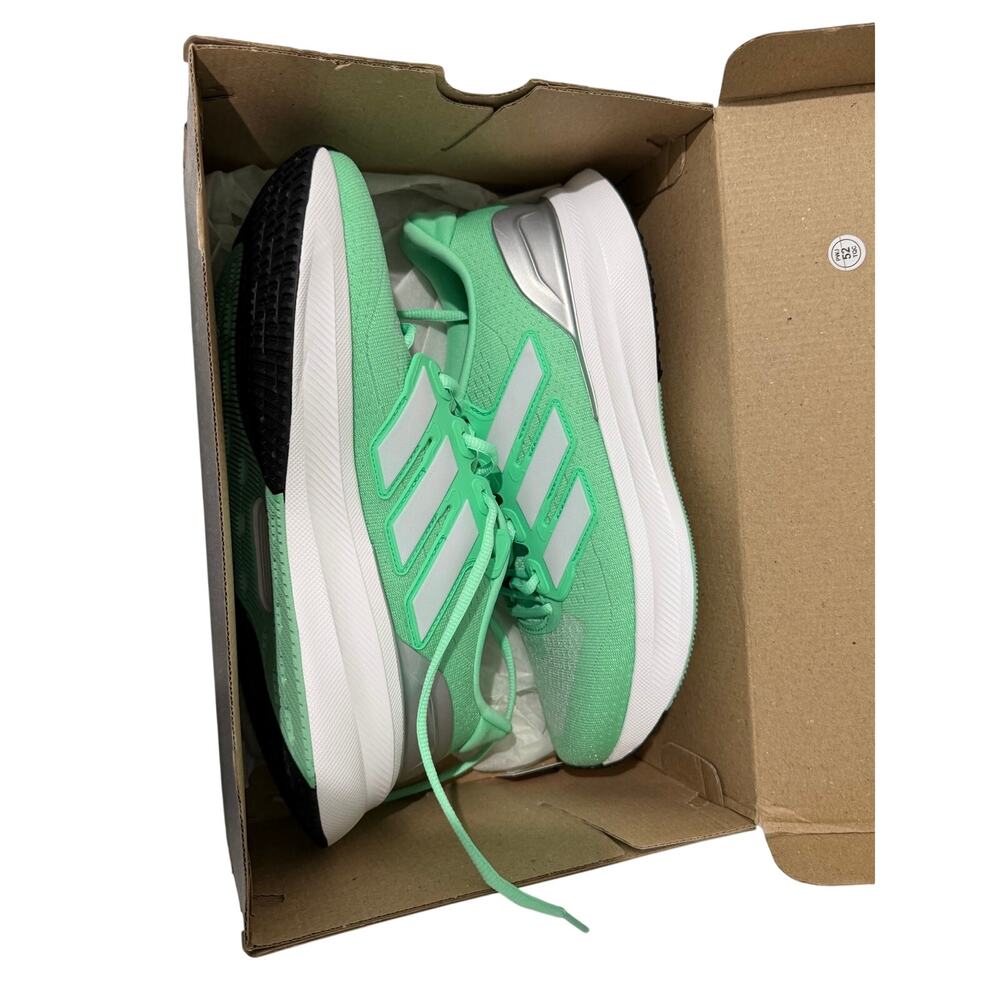 Adidas Ultrarun 5 women's running shoes in a "Green Glow" Womens Size 10